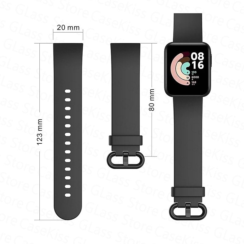 Smart Watch Band Compatible with Xiaomi Mi Watch 2 Lite, Mi Watch 1 Lite Redmi Watch 2 Lite / Watch 2 / Watch 1 Smartwatch Strap Waterproof Breathable Adjustable Fit Sport Band Replacement  Wristband4