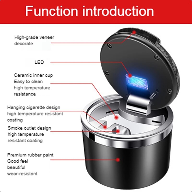 StarFire For BMW Multifunctional Ashtray Car Ashtray For BMW X3 X4 X5 X6 Ashtray Fashion Car Ashtray Car Bling Accessories2