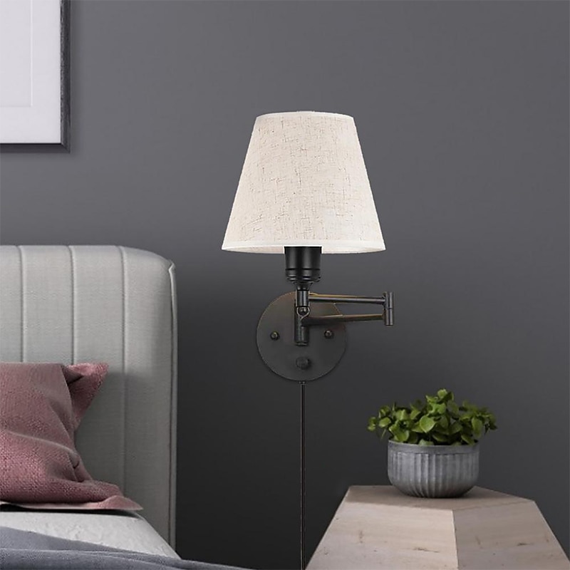 Indoor Swing Arm Wall Lamp LED Living Room Bedroom Metal Hotel Bedroom Bedside Light Wall Light For Hallway Bedroom Living Room 85-265V2