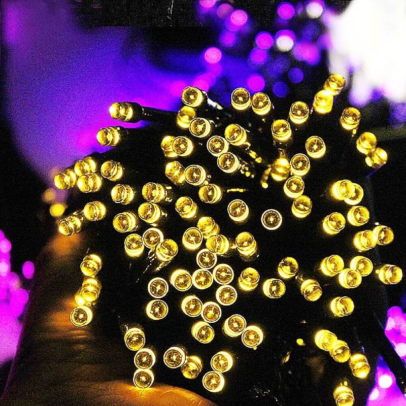 Outdoor Solar String Light 22M 200LED Solar LED String Light Outdoor String Lights 8 Function Fairy Lights Outdoor Waterproof Garden Lawn Courtyard Christmas Decoration Light LED Solar Garden Light2