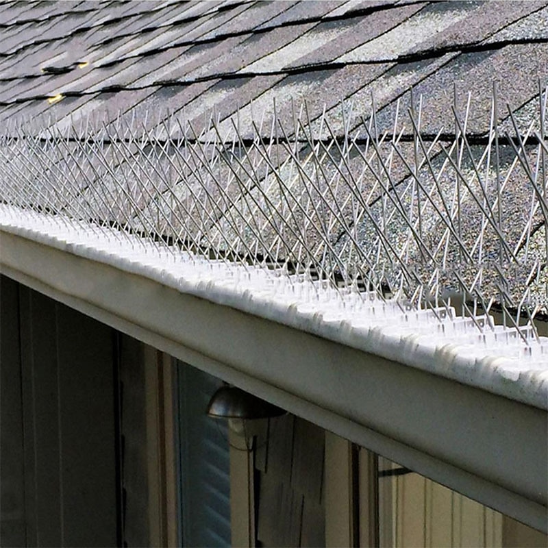 Bird Repellent Spikes Eco-friendly Anti Pigeon Nail Bird Deterrent Tool Pigeon Spikes Anti Bird Spike for Get Rid of Pigeons and Scare Birds Pest Control3