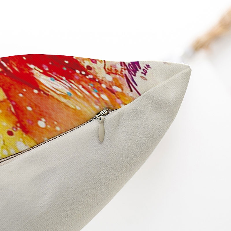 Cushion Cover 1PC Soft Decorative Square Throw Pillow Cover Cushion Case Pillowcase for Sofa Bedroom  Superior Quality Mashine Washable Pack of 1 Faux Linen Cushion for Sofa Couch Bed Chair4