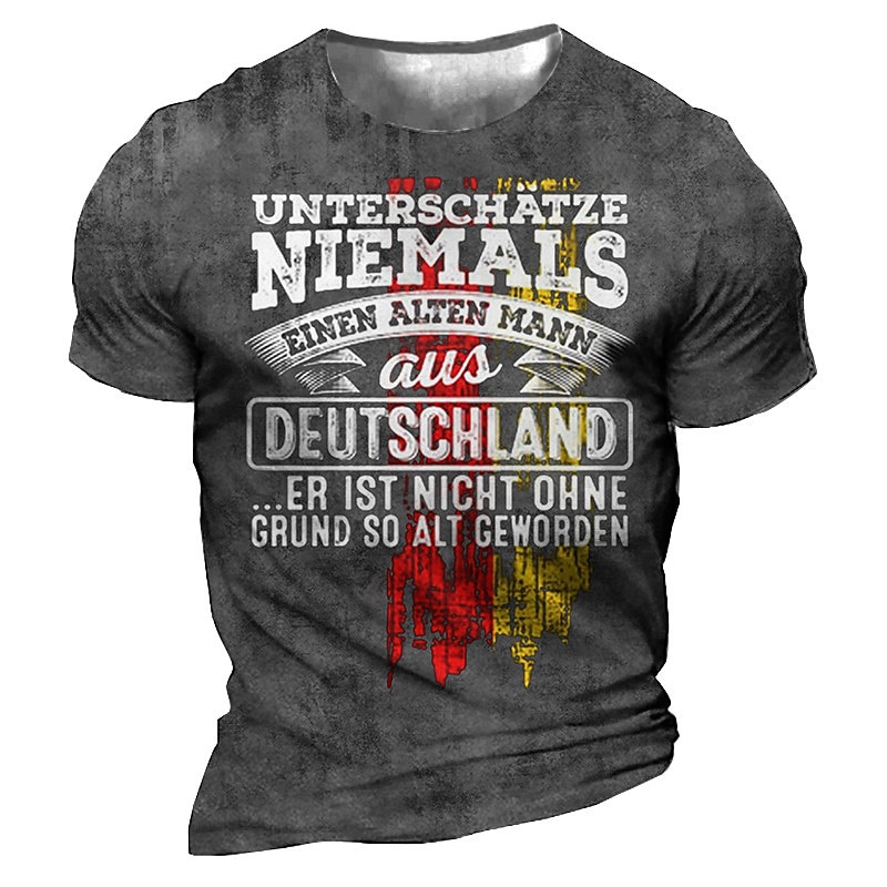 Men's Unisex Letter Graphic Prints T Shirt Distressed T Shirt Short Sleeve T shirt 3D Print Crew Neck Shirt Sports Designer Casual Outdoor Street Daily Black Army Green Navy Blue Summer Clothing3