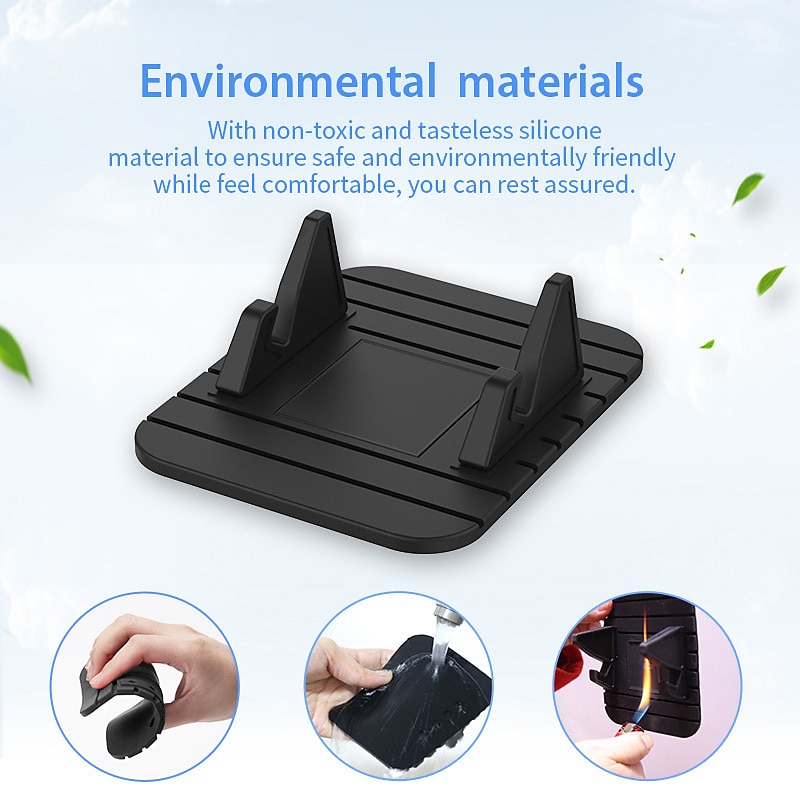 Universal Phone Holder for Car Phone Desktop Non-slip Bracket Car Phone Holder For iPhone Samsung no Magnetic attraction4