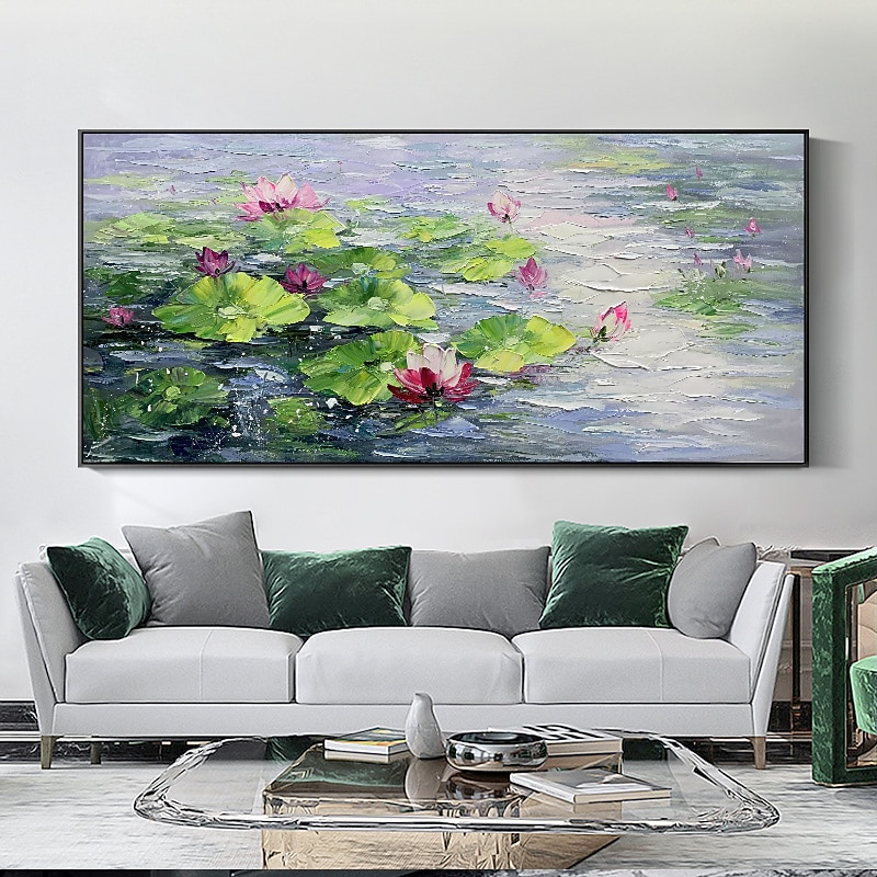 Handmade Hand Painted Oil Painting Wall Art Modern Abstract Flower Paintings Landscape Home Decoration Decor Rolled Canvas No Frame Unstretched