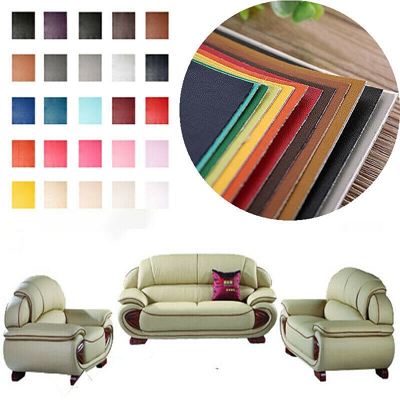 Leather Repair Patch DIY Self Adhesive Leather Patches for Furniture Fix Patch Sofa Repair Subsidies PU Fabric Stickers PU Leather Patches 50*137cm
