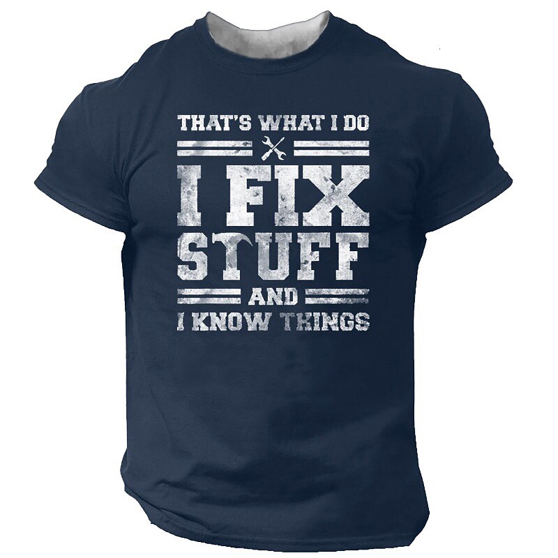 Men's Graphic Letter T Shirt Funny T Shirts Slogan T Shirts Distressed T Shirt Short Sleeve T shirt 3D Print Crew Neck Shirt Vintage Fashion Designer Outdoor Casual Daily Black Blue Green Summer4