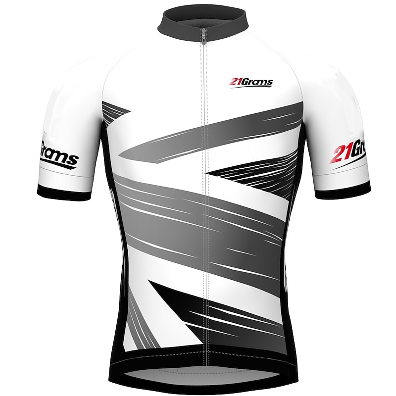 Men's Cycling Jersey Geometric Geometry UK Short Sleeve Bike Jersey Top with 3 Rear Pockets Mountain Bike MTB Road Bike Cycling Quick Dry Reflective Strips Back Pocket Moisture Wicking Sports Yellow 12