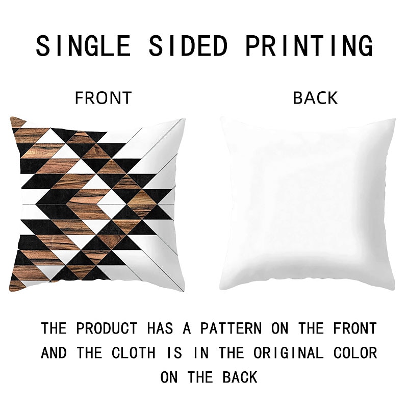 Cushion Cover 1PC Faux Linen Soft Decorative Square Throw Pillow Cover Cushion Case Pillowcase for Sofa Bedroom 45 x 45 cm (18 x 18 Inch) Superior Quality Mashine Washable Pack of 1 18