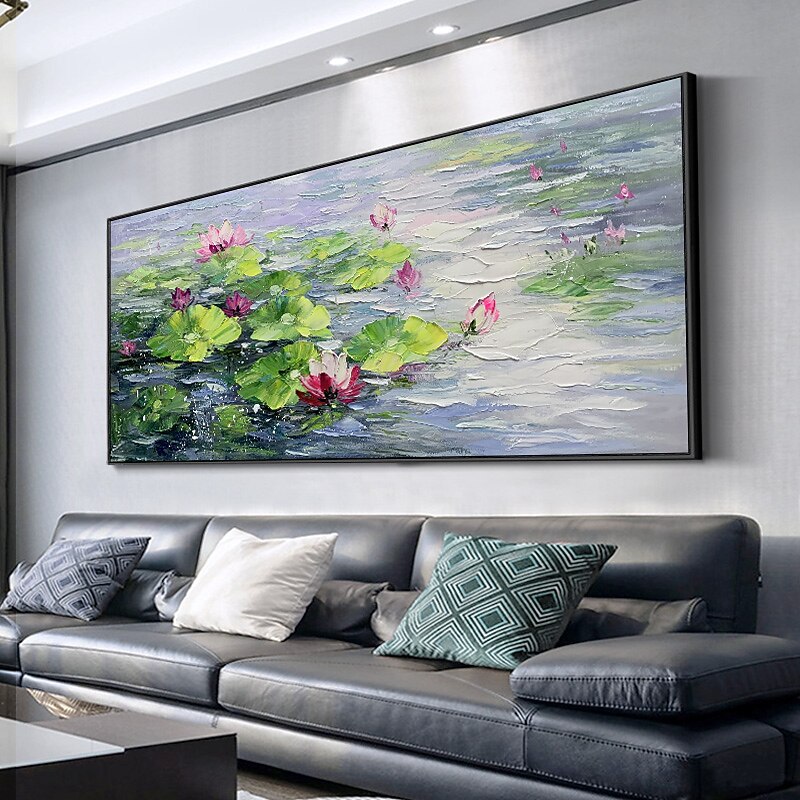 Handmade Hand Painted Oil Painting Wall Art Modern Abstract Flower Paintings Landscape Home Decoration Decor Rolled Canvas No Frame Unstretched4