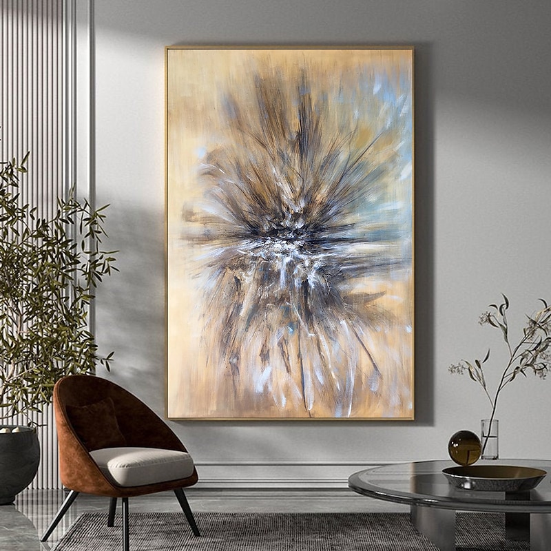 Handmade Oil Painting CanvasWall Art Decoration Abstract Knife Painting Landscape For Home Decor Rolled Frameless Unstretched Painting