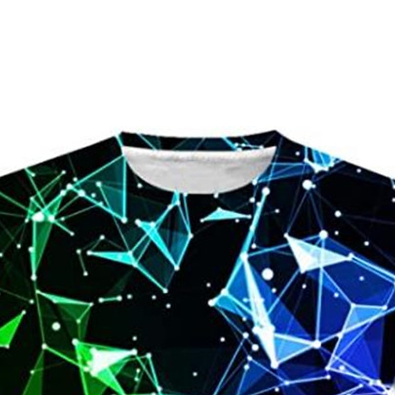 Boys 3D Geometric T shirt Short Sleeve 3D Print Summer Spring Active Sports Fashion Polyester Kids 3-12 Years Outdoor Daily Regular Fit4