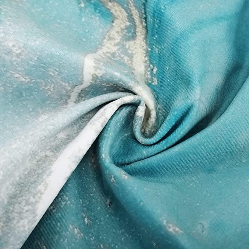 Set of 4 Throw Pillow Covers Marble Texture Turquoise and Gold Silver Decorative Pillow Cases Luxury Abstract Fluid Art Ink Soft Square Cushion Covers for Couch Sofa3