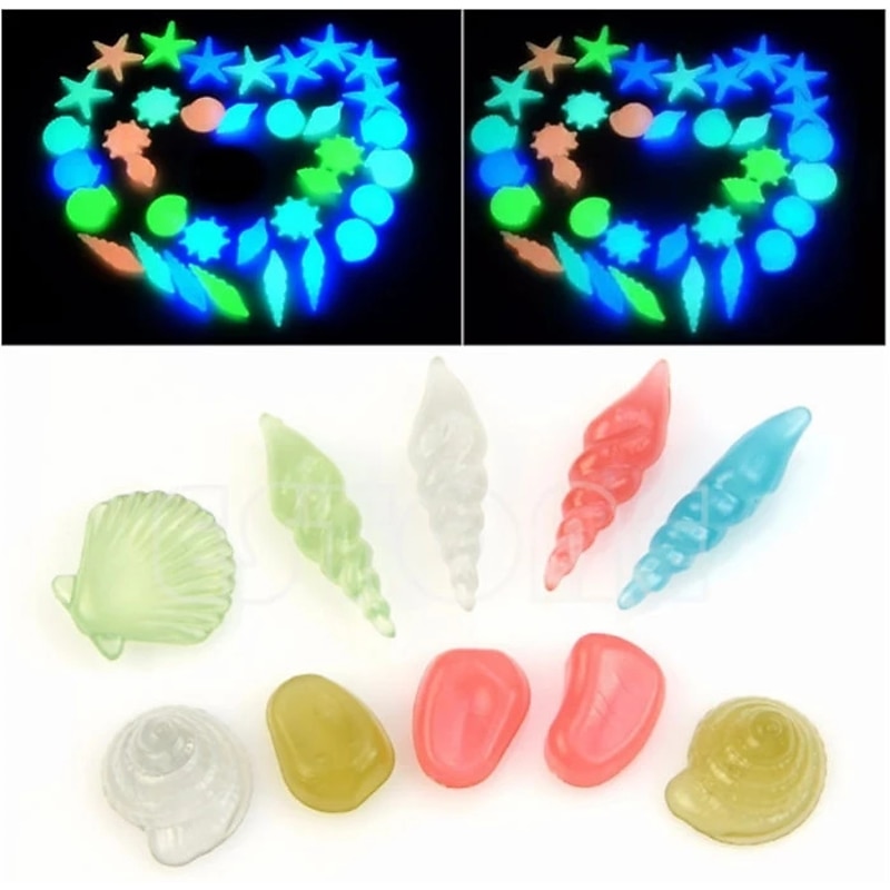 1pack Glow in the Dark Garden Pebbles For Sidewalk Garden Terrace Lawn Garden Patio Fish Tank Aquarium Decoration Glow Stone4
