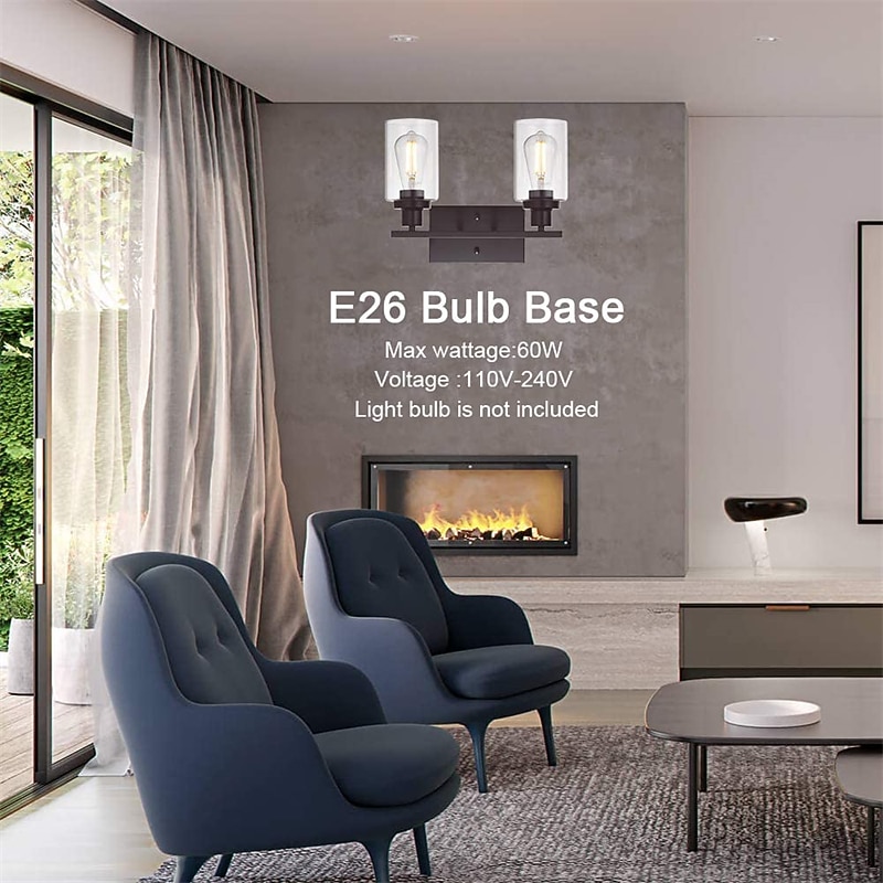 Classic Indoor Wall Light LED Vintage Industrial Style Bedroom Dining Room Living Room Metal Wall Light 220-240V4