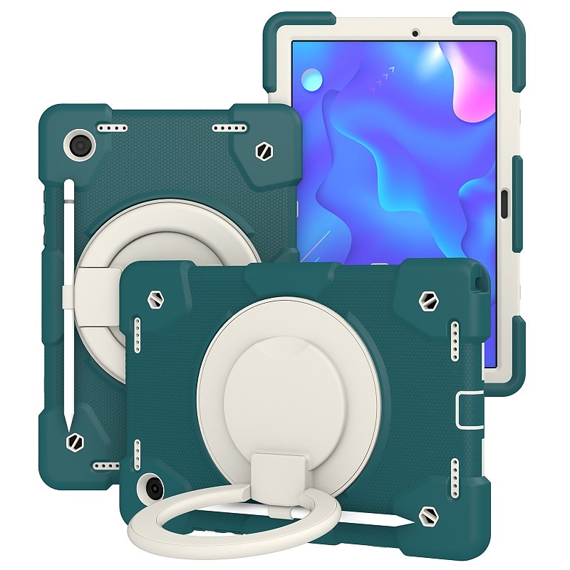 Tablet Case Cover For Samsung Galaxy Tab A8 10.5'' 2022 2021 Portable Handle with Stand Holder Armor PC Silicone For Kids2