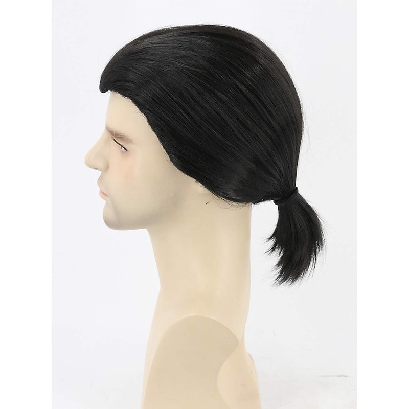 Vampire Wig Topcosplay Mens Wig Bolo Tie Black Short Cosplay Wigs for Synthetic Wigs Black Wigs Halloween Wigs2