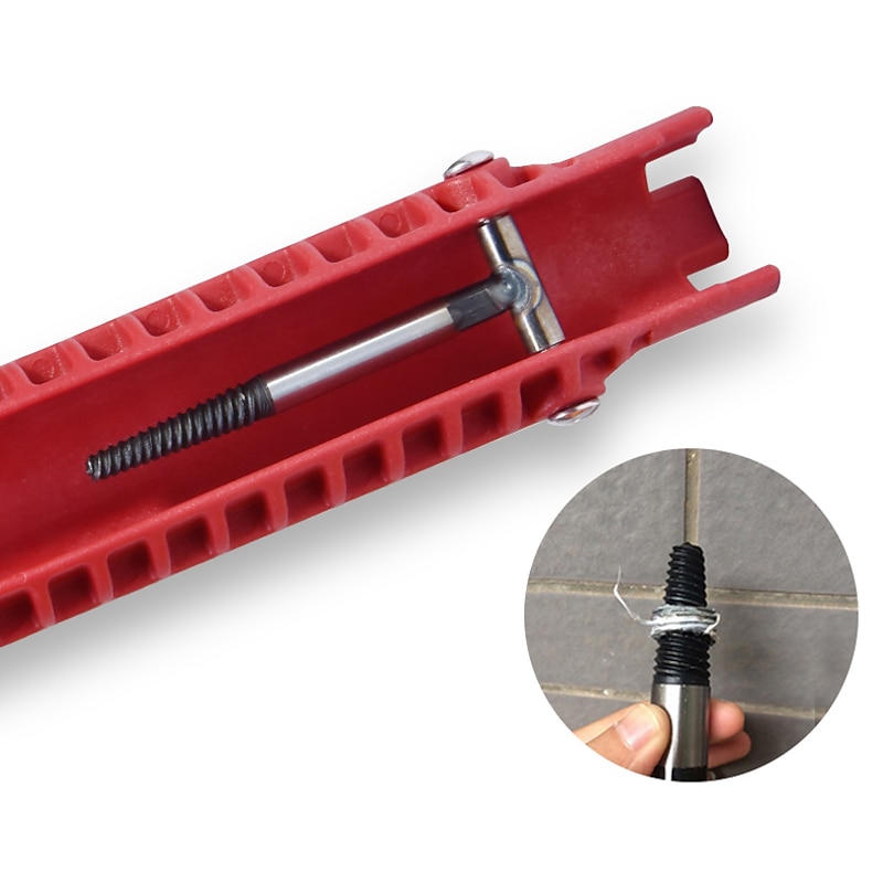 Three Head Sink wrench multifunctional bathroom plumbing installation tool household water pipe faucet maintenance and disassembly tool4