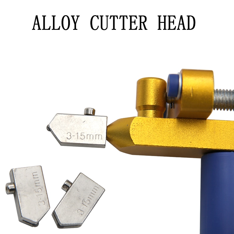 Diamond Glass Cutter for Glass Tile Cutting 2 In 1 Glass Cutter Set Manual Construction Tool Tile Cutter 8Pcs Whole Set DropShip4