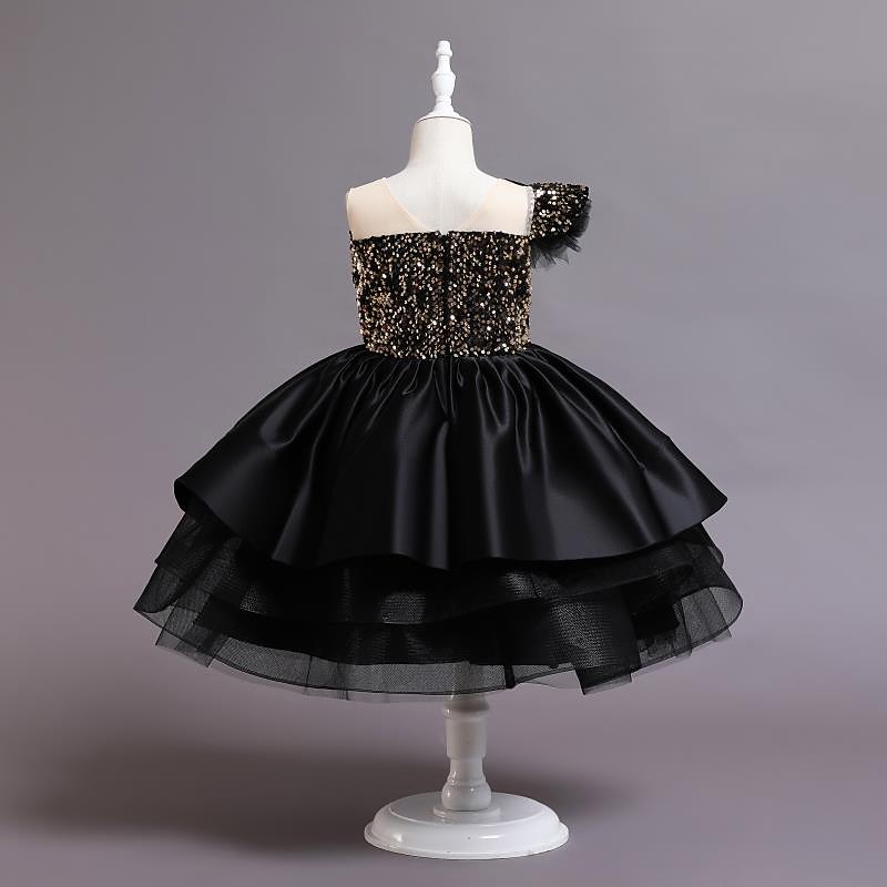 Toddler Little Girls' Dress Solid Colored Skater Dress Party Daily Sequins Wine Knee-length Sleeveless Cute Princess Dresses Spring Summer Slim 2-6 Years4