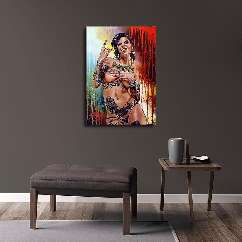 1 Panel People Prints Posters/Picture Tattoo Woman Modern Wall Art Wall Hanging Gift Home Decoration Rolled Canvas No Frame Unframed Unstretched Multiple Size4