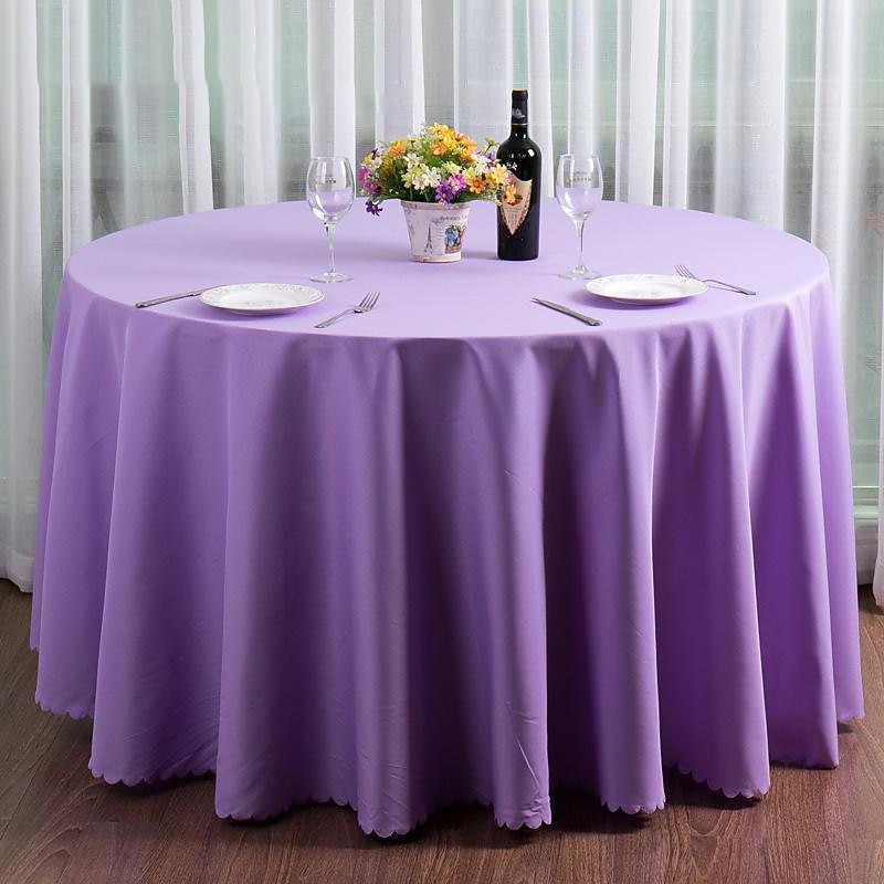 Round Tablecloths Fabric Table Cover Linens for Wedding Party Polyester Reception Banquet Events Kitchen Dining3