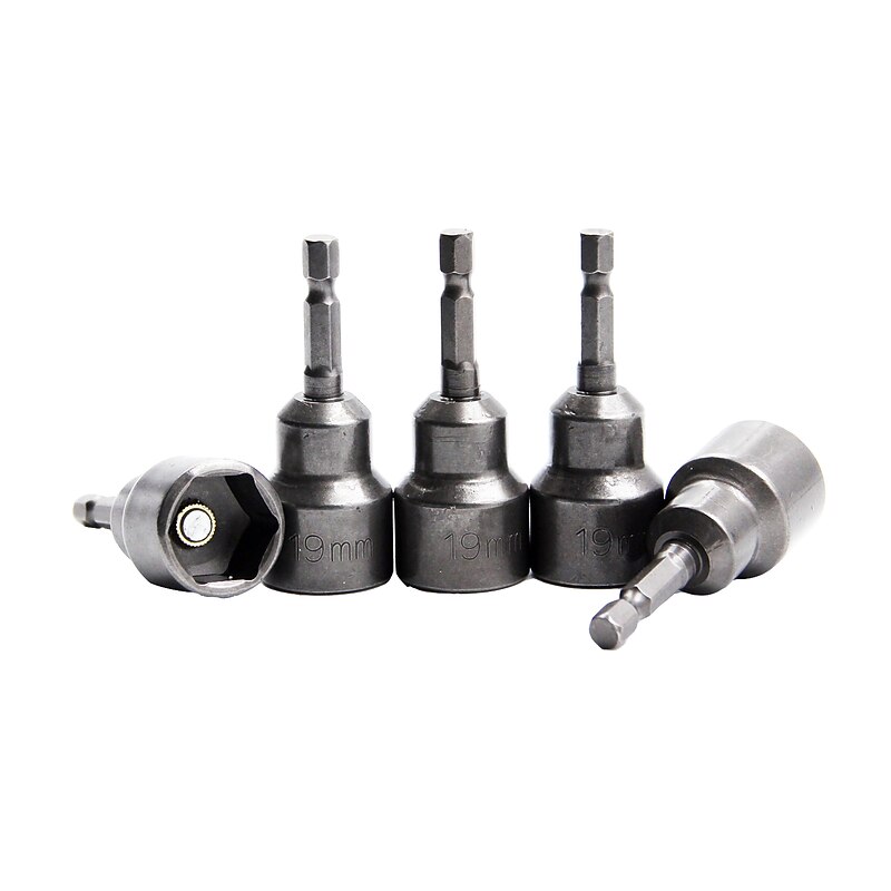 19mm Magnetic Hexagon Socket Wrench Hexagon Handle Magnetic Sleeve Screw Tightening Electric Wrench