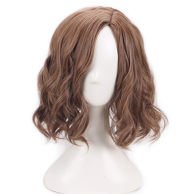 Man's Short Curly Brown Cosplay Wig Wig Halloween Wigs