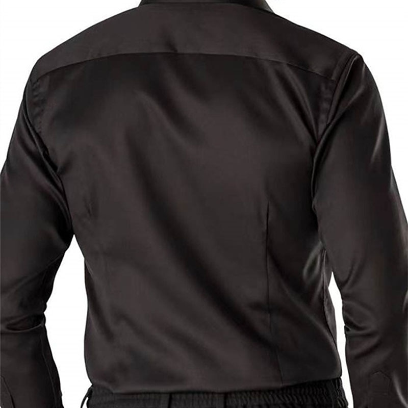 Men's Dress Shirt Collared Shirt Button Up Shirt Oil Painting Wedding Work Black Long Sleeve Turndown Spring, Fall, Winter, Summer Clothing Apparel Button-Down2