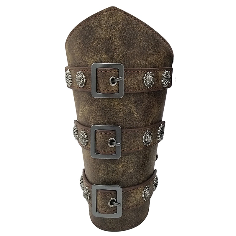 Knight Ritter Plague Doctor Punk & Gothic Medieval Steampunk 17th Century Masquerade Wristband Men's Women's Costume Vintage Cosplay Party Wrist Brace Carnival4