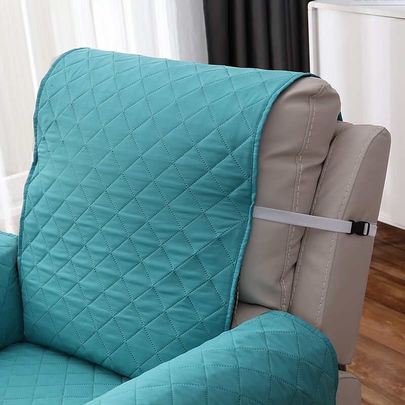 Recliner Covers Slipcover Reversible Sofa Cover Furniture Protector Couch Cover Elastic Straps Pets Kids Children Dog Cat2