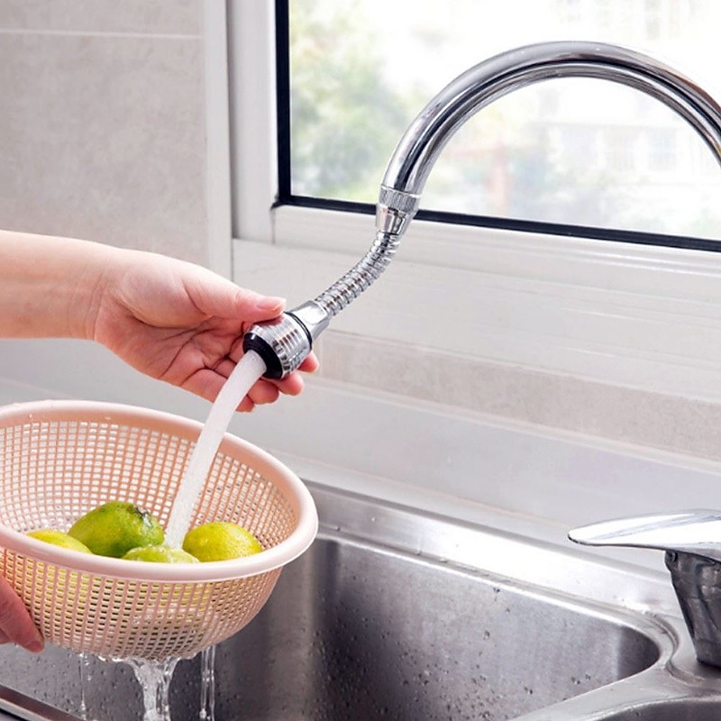 360 Degree Rotatable Water Saving Faucet Tap Aerator ABS Faucet Nozzle Filter Water Faucet Bubbler Aerator2