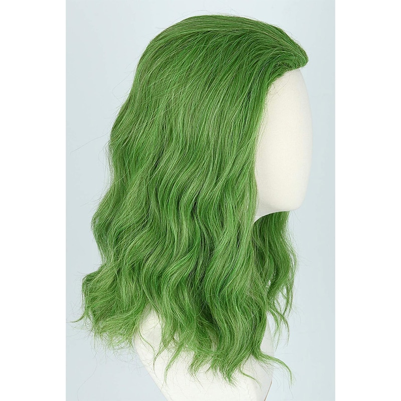 Topcosplay Men's Clown Joker Wig Curly Short Green Cosplay Wig Party Wigs St.Patrick's Day Wigs St.Patrick's Day Wigs2