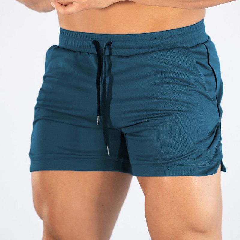 Men's Swim Trunks Swim Shorts Quick Dry Lightweight Board Shorts Bathing Suit with Pockets Drawstring Swimming Surfing Beach Water Sports Solid Colored Summer4