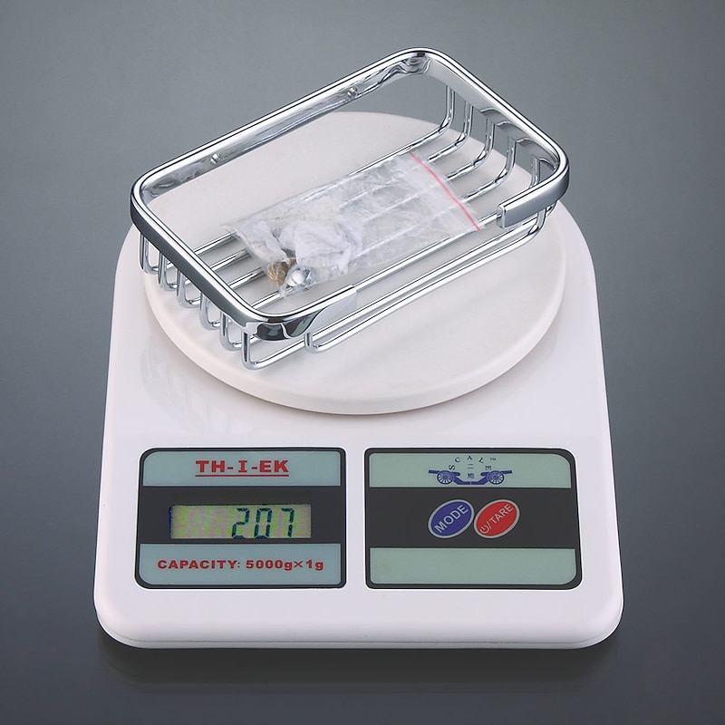 Wall Mounted Soap Holder Chrome,Soap Dish for Shower Wall Chrome-Durable and Sturdy,Easy to Install-Solid Brass3