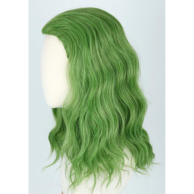 Topcosplay Men's Clown Joker Wig Curly Short Green Cosplay Wig Party Wigs St.Patrick's Day Wigs St.Patrick's Day Wigs3
