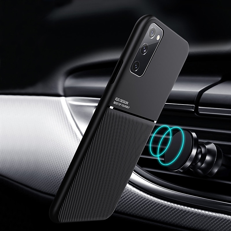 Phone Case For Samsung Galaxy S25 S24 S23 S22 S21 FE S21 Ultra Plus A54 S20 A32 A52 Back Cover Leather Ultra-thin Support Wireless Charging Shockproof Solid Colored TPU PU Leather3