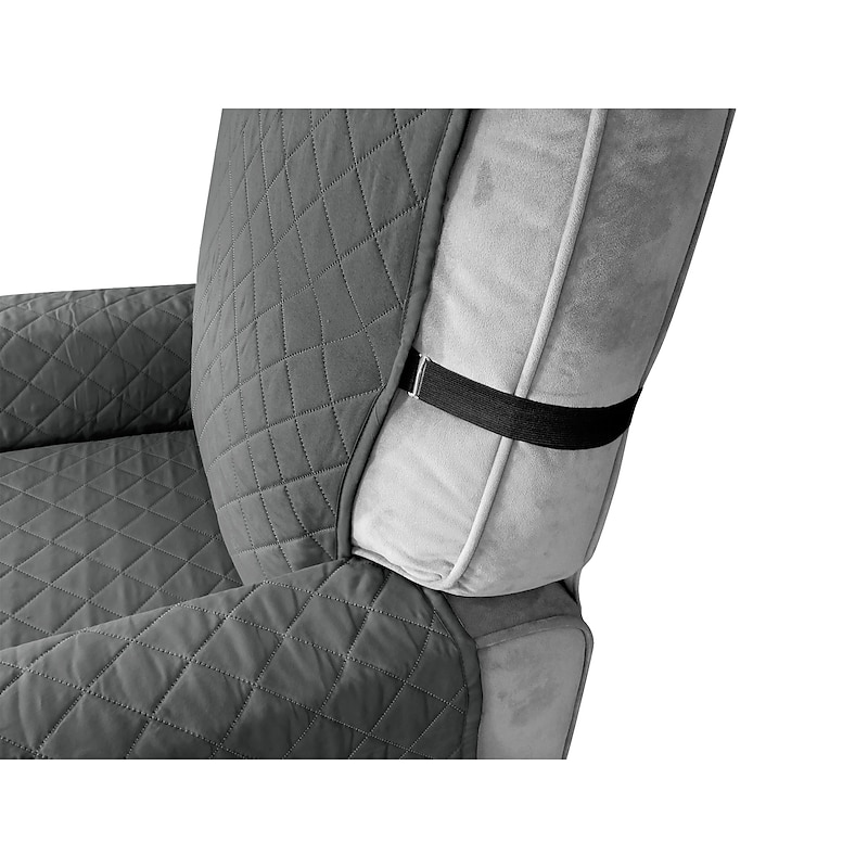Recliner Quilted Chair Cover Recliner Covers Slipcover Furniture Protector with Elastic Straps for Living Room Non Slip Washable Cover for Pets Kids Children3