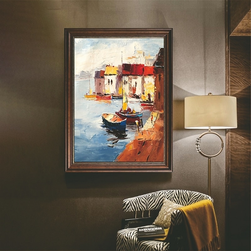 Handmade Hand Painted Oil Painting Wall Art  Large Size Contemporary Countryside Home Decoration Decor Rolled Canvas No Frame Unstretched3