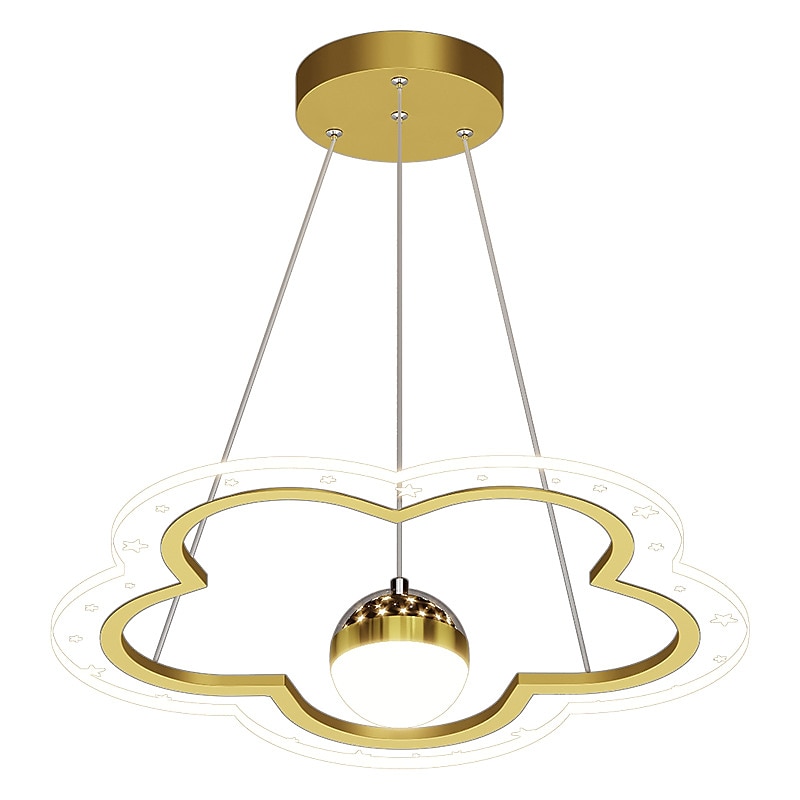 40 cm Pendant Light LED Projector Light Romantic Flower Design Lamp Modern Children Room Lamp4