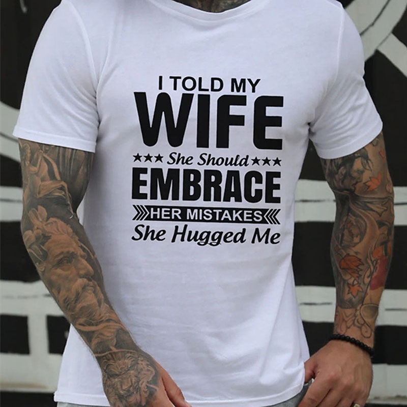 Men's Graphic Letter T Shirt Casual Style Cotton Short Sleeve Graphic Shirt Black White Blue Comfortable Tee Street Casual Fashion Designer Clothing2