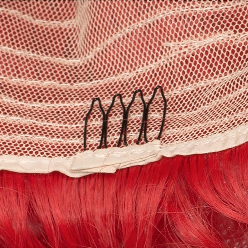 Red Queen Heart Cosplay Wig for Women Girls Pre-styled Fluffy Short Curly Anime Cosplay Party Wigs Halloween Wigs4