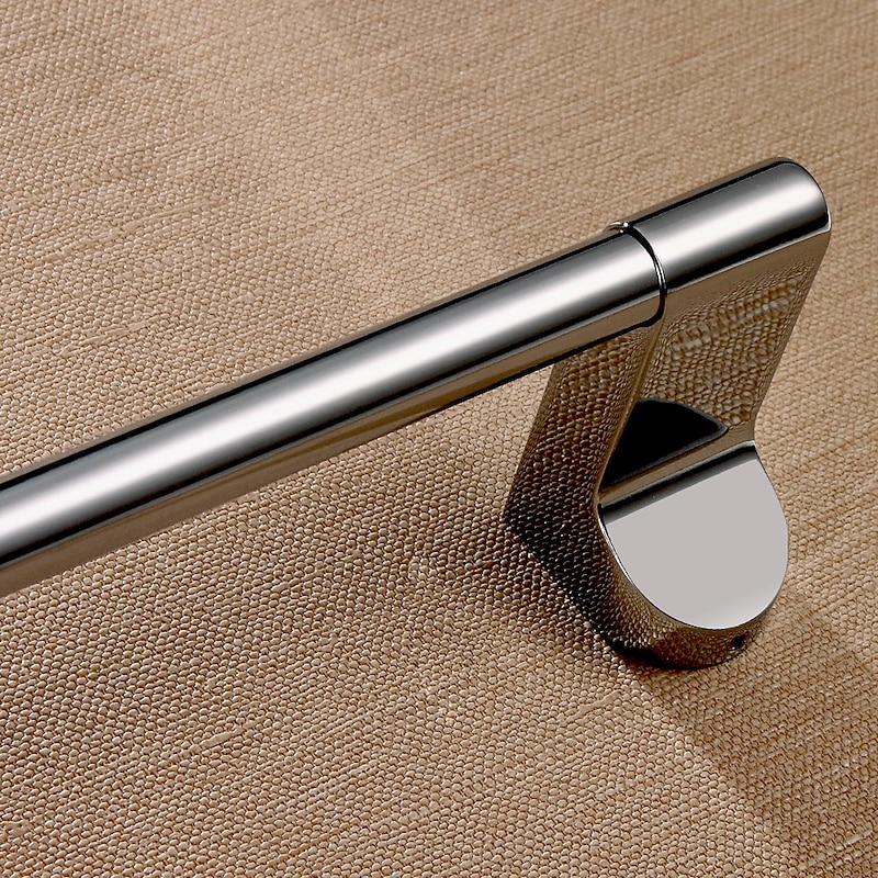 Bathroom Rack Single-Layer Towel Bar 60cm Towel Rack Copper Alloy Electroplating Bright Light4