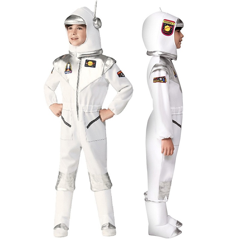 Boys Girls' Astronaut Cosplay Costume For Halloween Carnival Masquerade Cosplay Kid's Leotard / Onesie Hat
