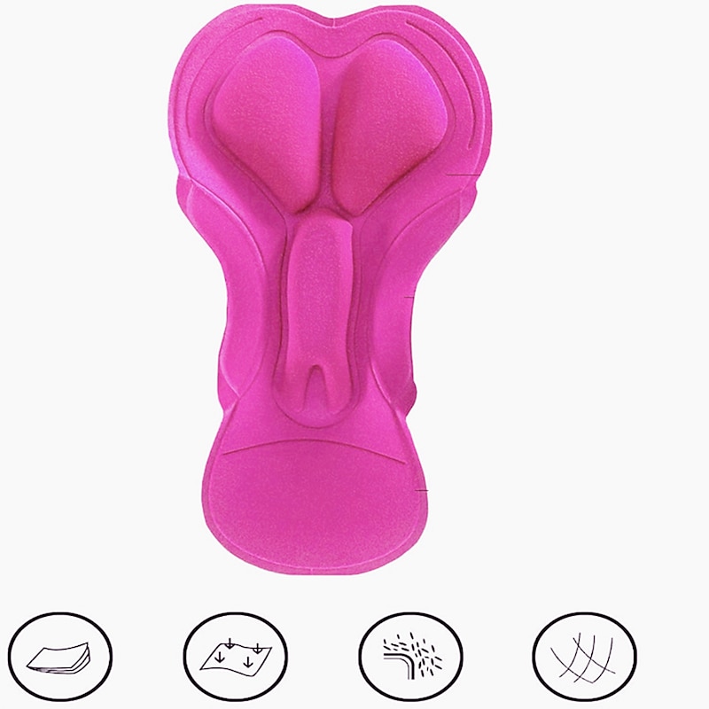 Women's Plants Cycling Skort Skirt Bike Skirt Bottoms Mountain Bike MTB Road Bike Cycling Sports 3D Pad Cycling Quick Dry Moisture Wicking Black Pink Spandex Clothing Apparel Bike Wear4