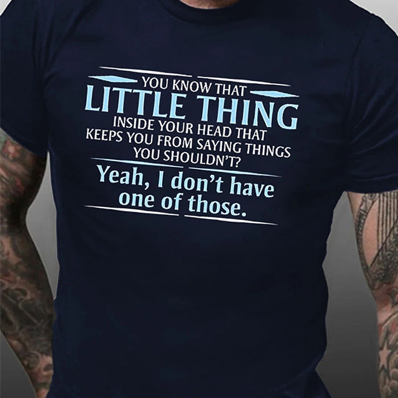 Men's Graphic Letter T Shirt Casual Style 100% Cotton Short Sleeve Graphic Shirt Black Red Navy Blue Comfortable Tee Street Casual Fashion Designer Clothing