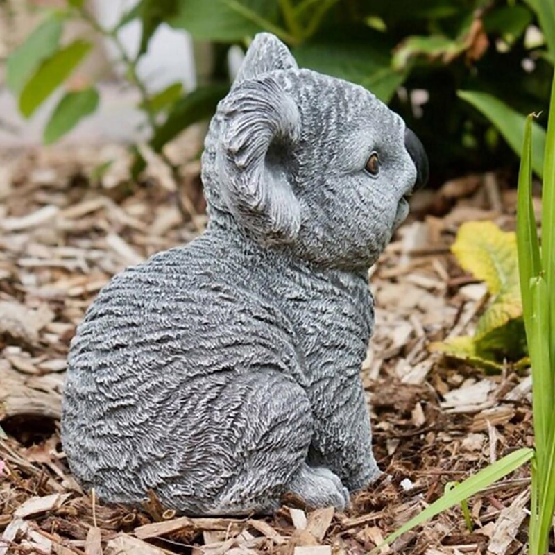 Resin Koala Garden Statues Sculptures Ornament Home Garden Decoration Animal Statue4