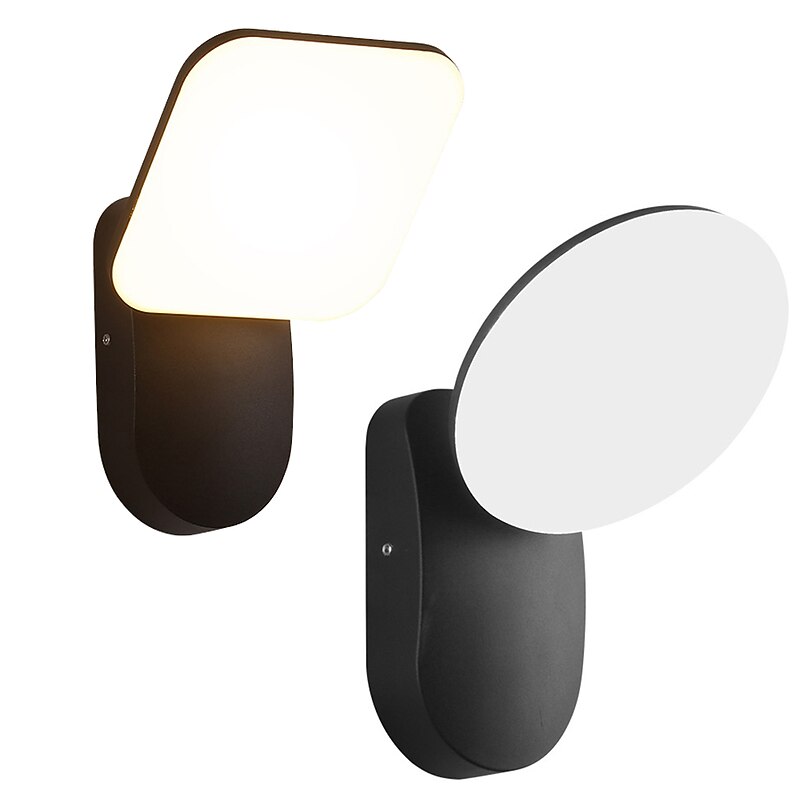 Outdoor Wall Light LED Modern Exterior Wall Sconce Waterproof Wall Mount Lamps Matte for Garden Hallway Patio Terrace Outdoor Indoor Dual Use AC85-265V4