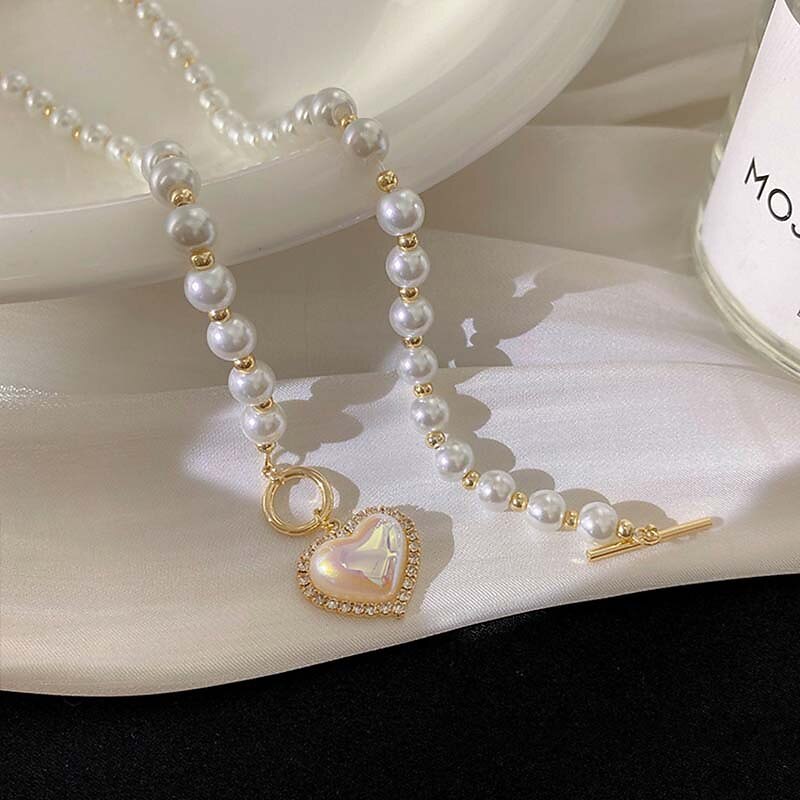 1PC Pendant Necklace For Women's Wedding Party Evening Gift Alloy Classic Heart4