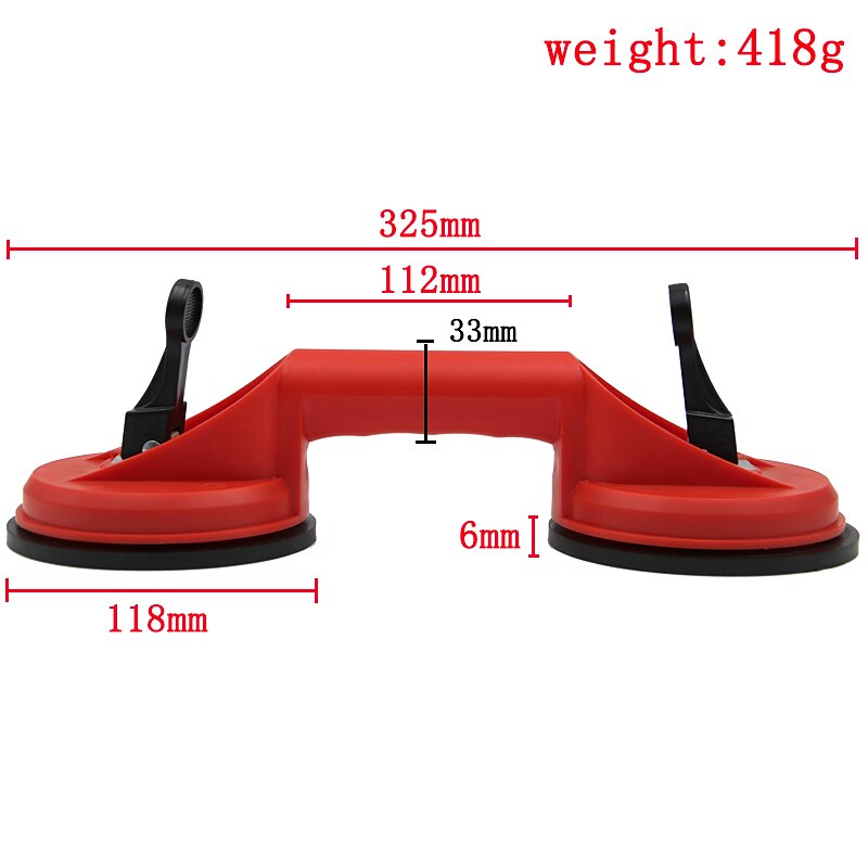 Double and Single Claw Sucker Plastic Vacuum Suction Cup Car Auto Dent Suction Puller Tile Extractor Floor Tiles Glass Sucker Removal Tools4